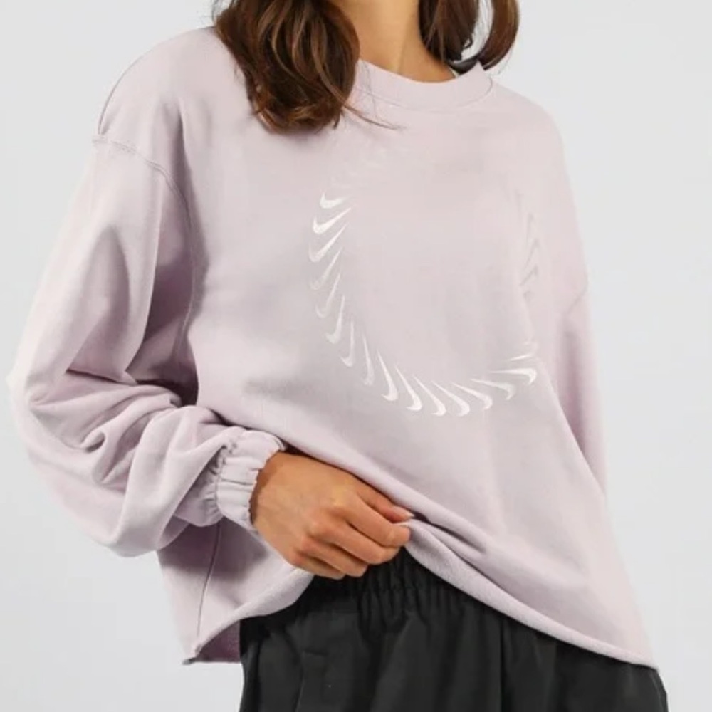 Nike Icon Clash lilac purple 2XL long sleeve shirt women